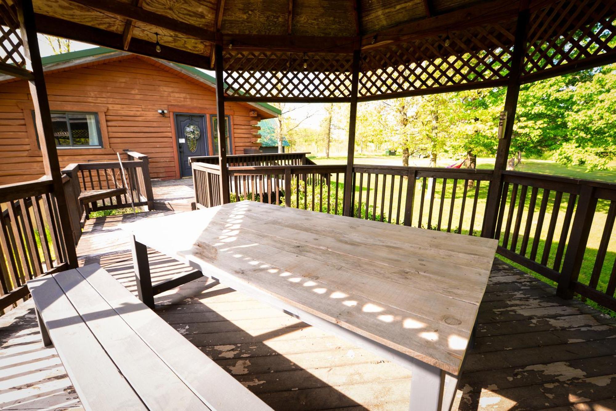 Cozy Cabin With Hottub At Cloverdale Cabins Hinckley Dış mekan fotoğraf